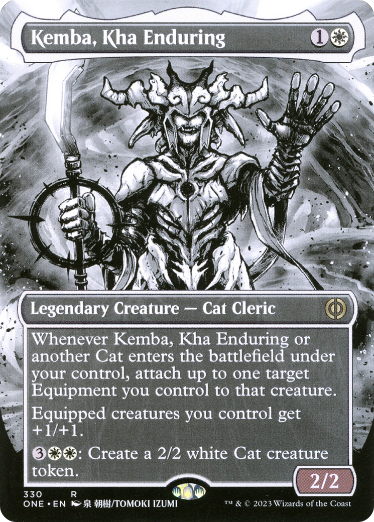 Kemba, Kha Enduring (Borderless Manga) [Phyrexia: All Will Be One] | Good Games Cannington