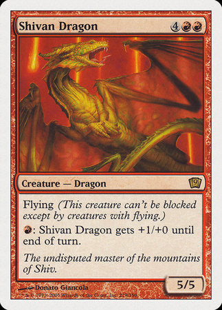 Shivan Dragon [Ninth Edition] | Good Games Cannington