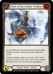 Flock of the Feather Walkers (Blue) [U-WTR184] (Welcome to Rathe Unlimited)  Unlimited Rainbow Foil | Good Games Cannington