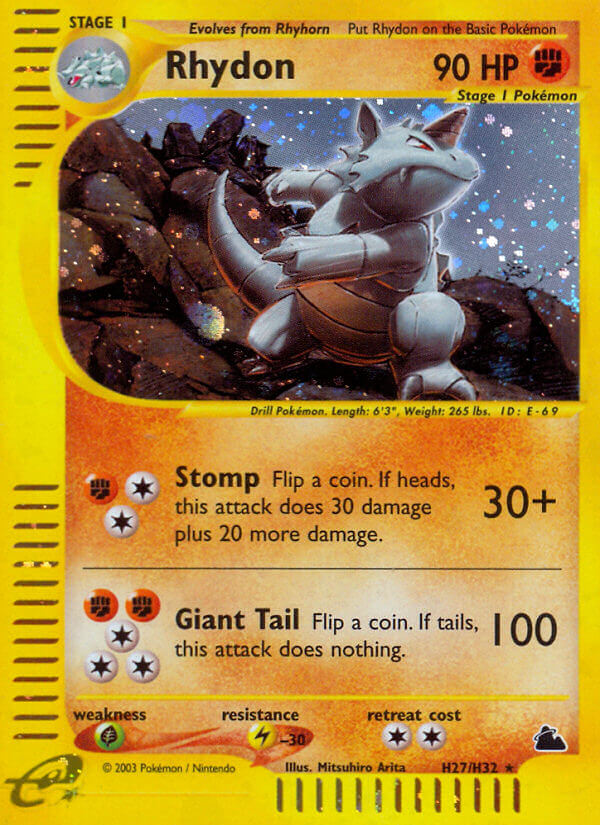 Rhydon (H27/H32) [Skyridge] | Good Games Cannington