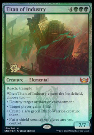 Titan of Industry [Streets of New Capenna Prerelease Promos] | Good Games Cannington