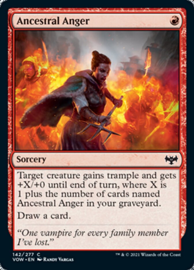 Ancestral Anger [Innistrad: Crimson Vow] | Good Games Cannington