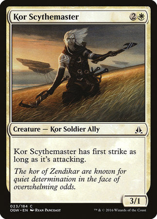 Kor Scythemaster [Oath of the Gatewatch] | Good Games Cannington