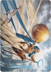 Linvala, Shield of Sea Gate Art Card [Zendikar Rising Art Series] | Good Games Cannington