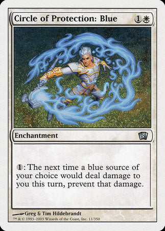 Circle of Protection: Blue [Eighth Edition] | Good Games Cannington