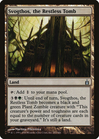 Svogthos, the Restless Tomb [Ravnica: City of Guilds] | Good Games Cannington