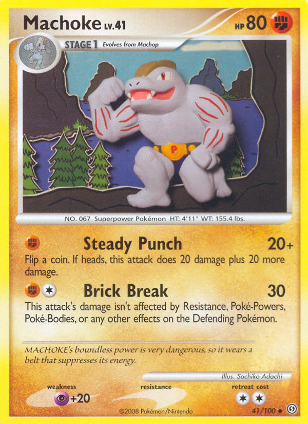 Machoke (41/100) [Diamond & Pearl: Stormfront] | Good Games Cannington