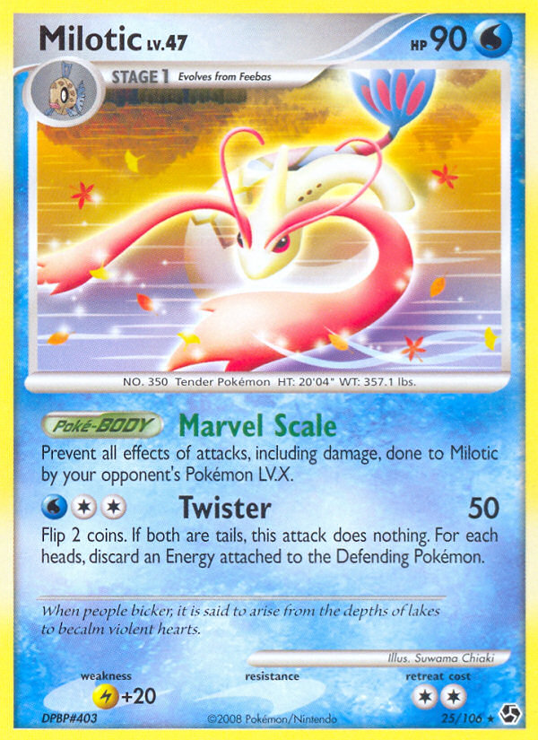 Milotic (25/106) [Diamond & Pearl: Great Encounters] | Good Games Cannington