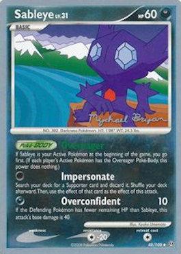 Sableye LV.31 (48/100) (Happy Luck - Mychael Bryan) [World Championships 2010] | Good Games Cannington