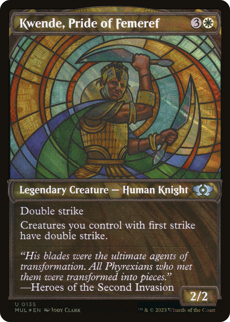 Kwende, Pride of Femeref (Halo Foil) [Multiverse Legends] | Good Games Cannington