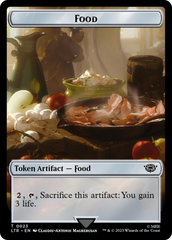 Tentacle // Food (0023) Double-Sided Token (Surge Foil) [The Lord of the Rings: Tales of Middle-Earth Tokens] | Good Games Cannington