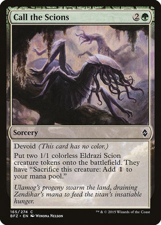 Call the Scions [Battle for Zendikar] | Good Games Cannington
