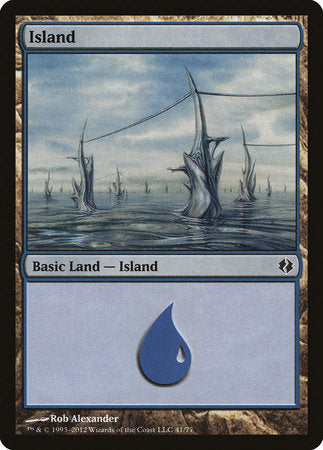 Island (41) [Duel Decks: Venser vs. Koth] | Good Games Cannington