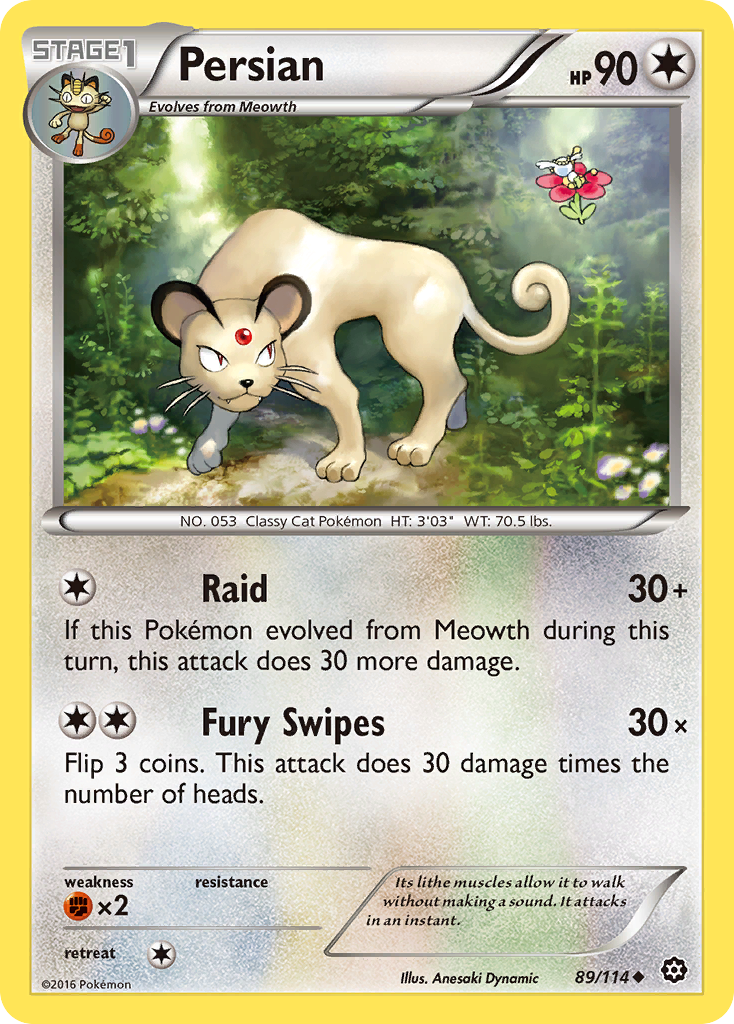 Persian (89/114) [XY: Steam Siege] | Good Games Cannington