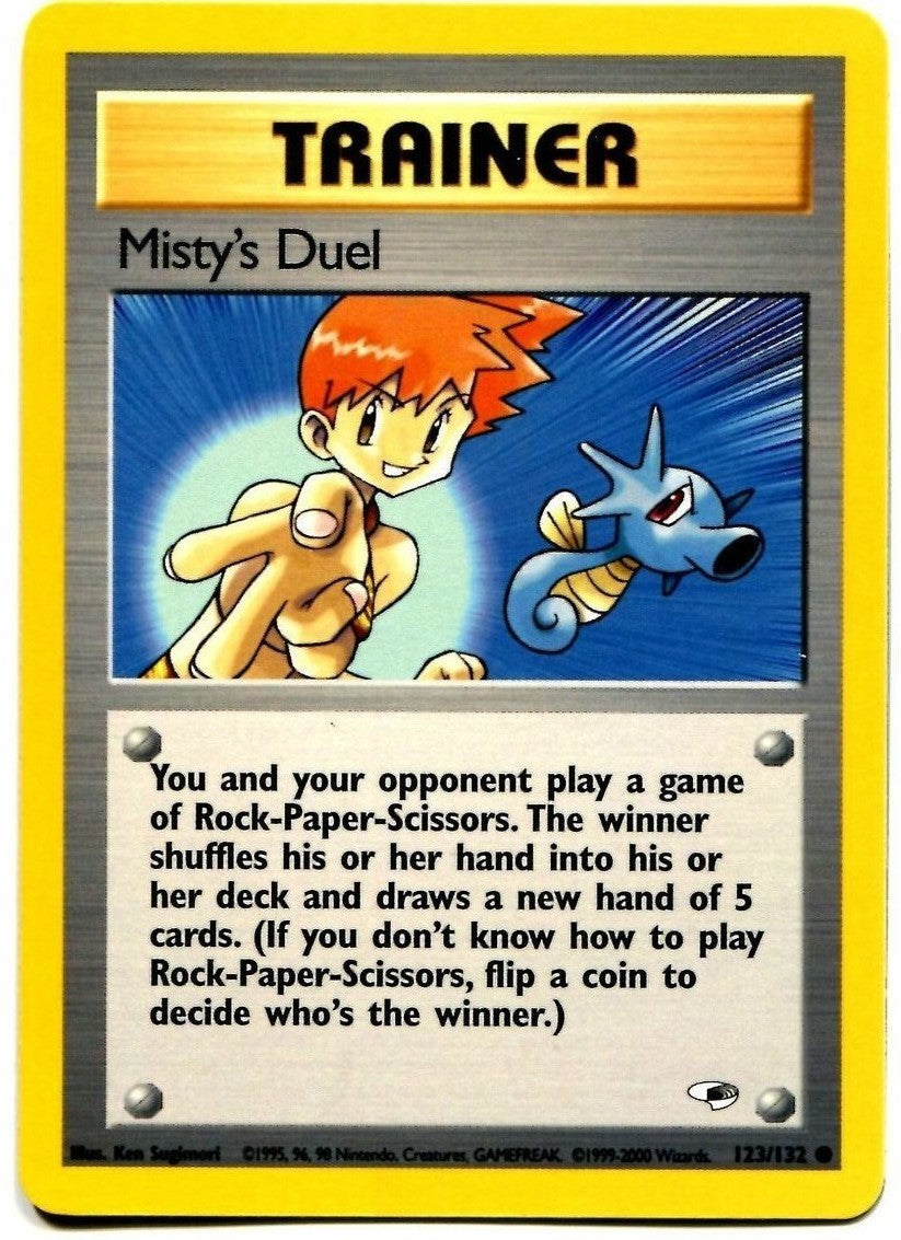 Misty's Duel (123/132) [Gym Heroes Unlimited] | Good Games Cannington