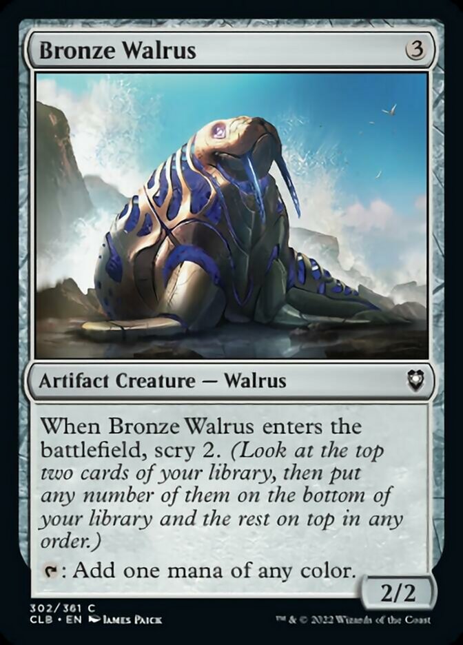 Bronze Walrus [Commander Legends: Battle for Baldur's Gate] | Good Games Cannington