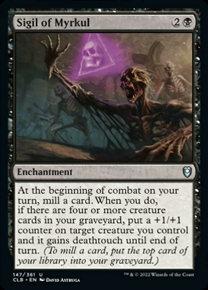 Sigil of Myrkul [Commander Legends: Battle for Baldur's Gate] | Good Games Cannington