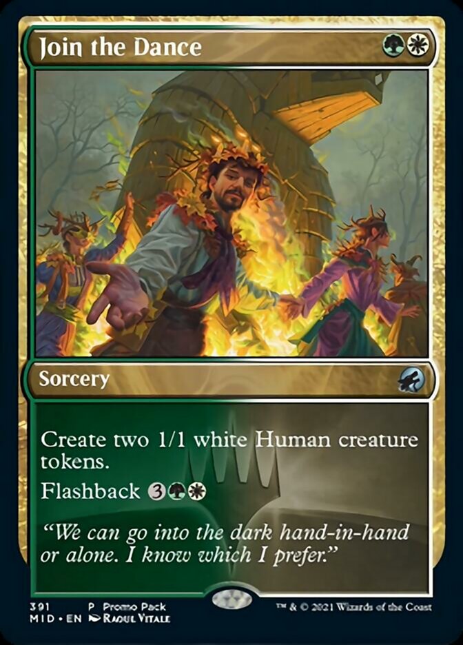 Join the Dance (Promo Pack) [Innistrad: Midnight Hunt Promos] | Good Games Cannington