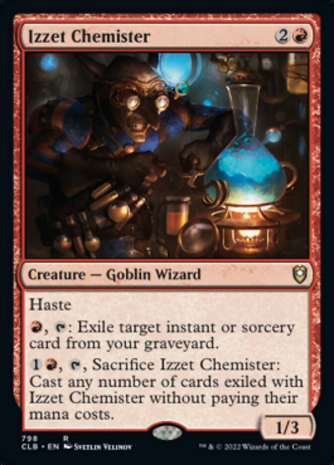 Izzet Chemister [Commander Legends: Battle for Baldur's Gate] | Good Games Cannington