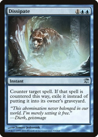 Dissipate [Innistrad] | Good Games Cannington