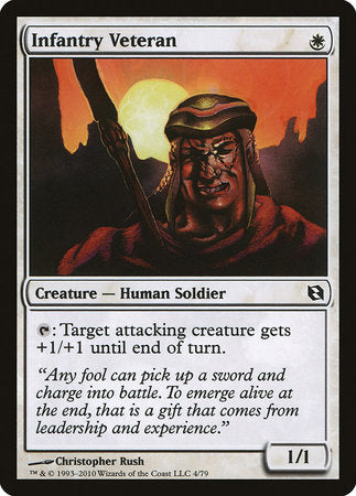 Infantry Veteran [Duel Decks: Elspeth vs. Tezzeret] | Good Games Cannington