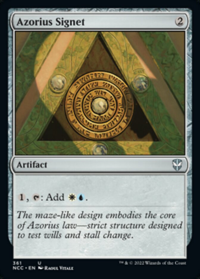 Azorius Signet [Streets of New Capenna Commander] | Good Games Cannington