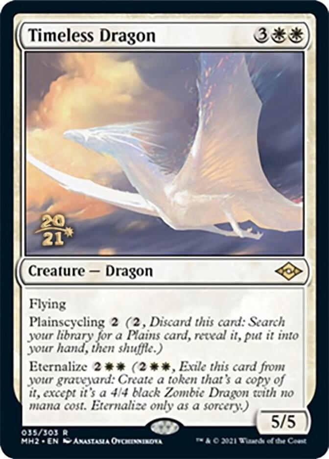 Timeless Dragon [Modern Horizons 2 Prerelease Promos] | Good Games Cannington