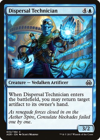 Dispersal Technician [Aether Revolt] | Good Games Cannington