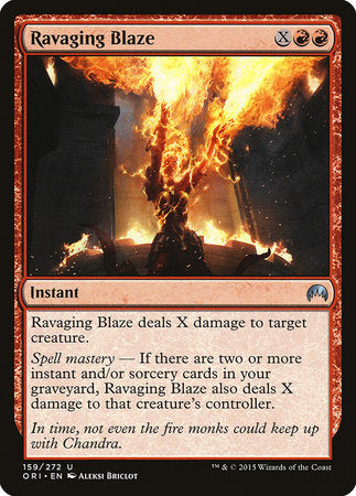 Ravaging Blaze [Magic Origins] | Good Games Cannington