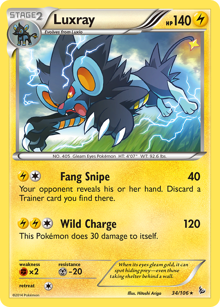 Luxray (34/106) [XY: Flashfire] | Good Games Cannington