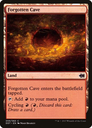 Forgotten Cave [Duel Decks: Merfolk vs. Goblins] | Good Games Cannington