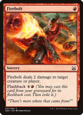 Firebolt [Duel Decks: Mind vs. Might] | Good Games Cannington