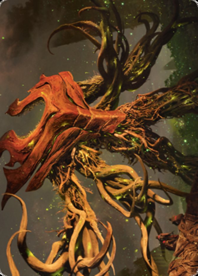Ashaya, Soul of the Wild Art Card (Gold-Stamped Signature) [Zendikar Rising Art Series] | Good Games Cannington