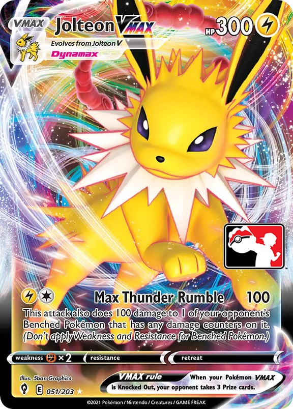 Jolteon VMAX (051/203) [Prize Pack Series One] | Good Games Cannington