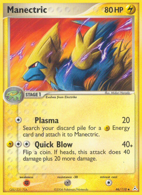 Manectric (46/110) [EX: Holon Phantoms] | Good Games Cannington