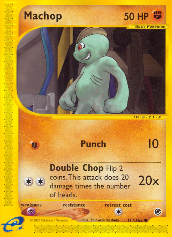 Machop (117/165) [Expedition: Base Set] | Good Games Cannington