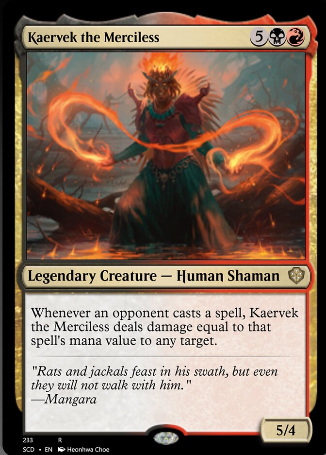 Kaervek the Merciless [Starter Commander Decks] | Good Games Cannington
