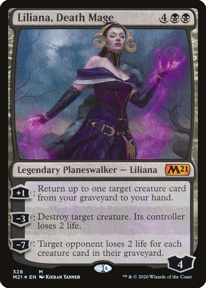 Liliana, Death Mage [Core Set 2021] | Good Games Cannington
