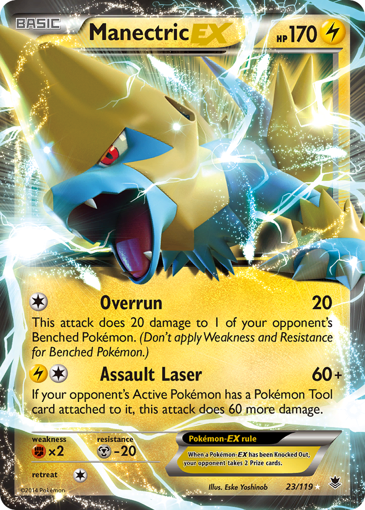 Manectric EX (23/119) [XY: Phantom Forces] | Good Games Cannington