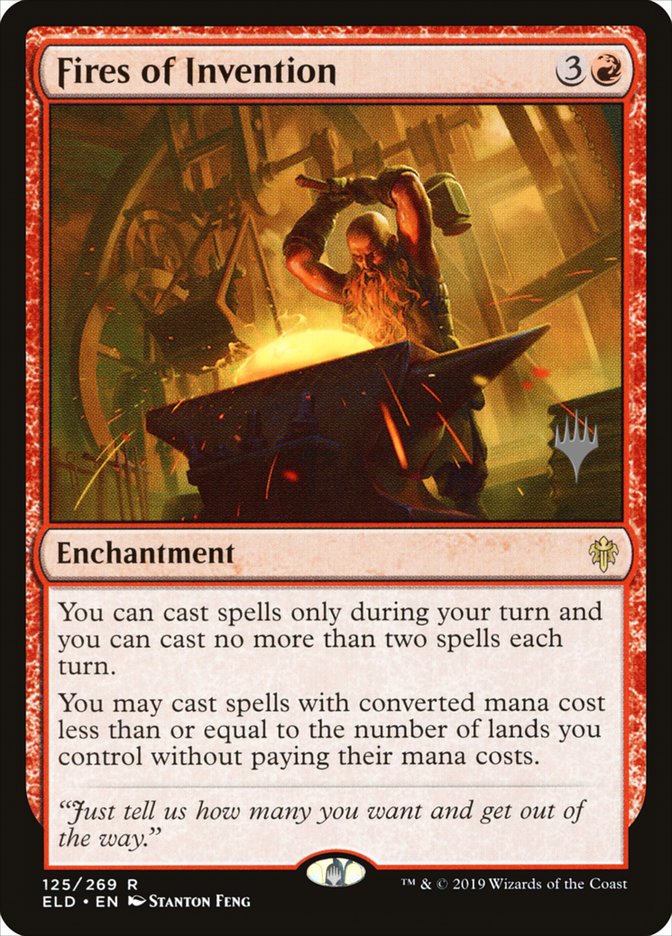 Fires of Invention (Promo Pack) [Throne of Eldraine Promos] | Good Games Cannington