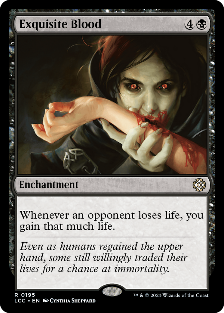 Exquisite Blood [The Lost Caverns of Ixalan Commander] | Good Games Cannington