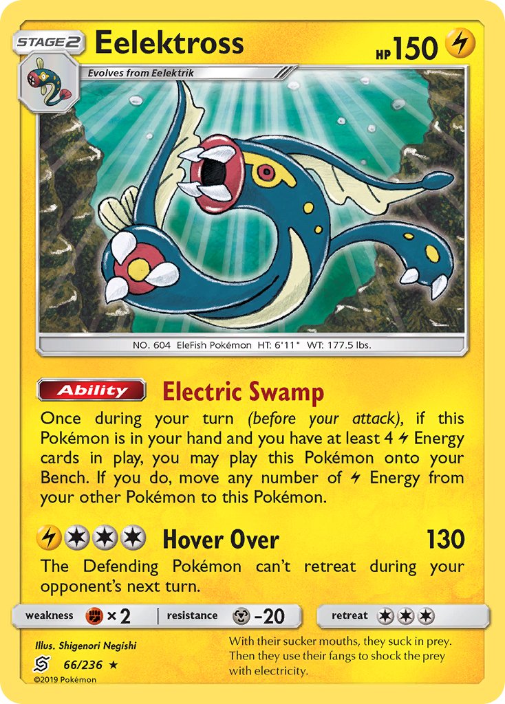 Eelektross (66/236) (Theme Deck Exclusive) [Sun & Moon: Unified Minds] | Good Games Cannington