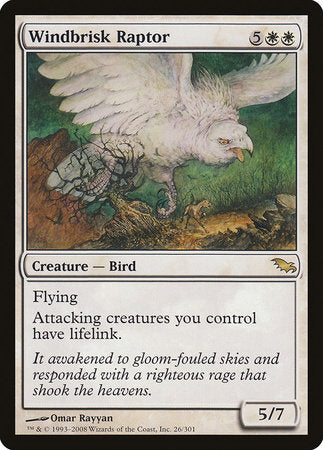 Windbrisk Raptor [Shadowmoor] | Good Games Cannington