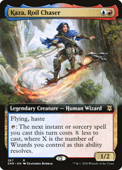 Kaza, Roil Chaser (Extended Art) [Zendikar Rising] | Good Games Cannington