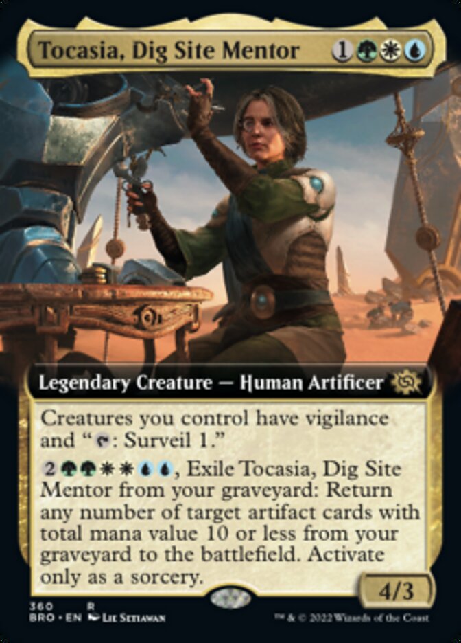 Tocasia, Dig Site Mentor (Extended Art) [The Brothers' War] | Good Games Cannington