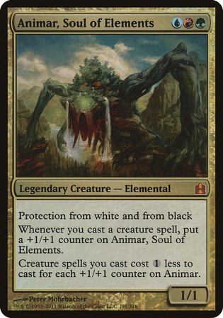 Animar, Soul of Elements (Oversized) [Commander 2011 Oversized] | Good Games Cannington