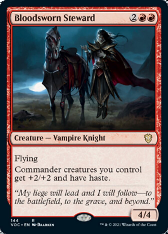 Bloodsworn Steward [Innistrad: Crimson Vow Commander] | Good Games Cannington