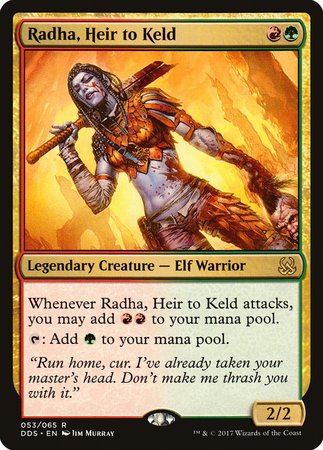 Radha, Heir to Keld [Duel Decks: Mind vs. Might] | Good Games Cannington