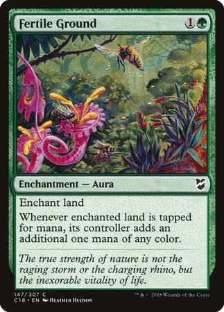Fertile Ground [Commander 2018] | Good Games Cannington