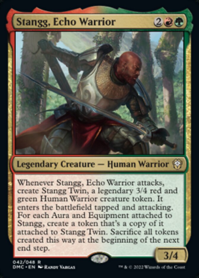 Stangg, Echo Warrior [Dominaria United Commander] | Good Games Cannington